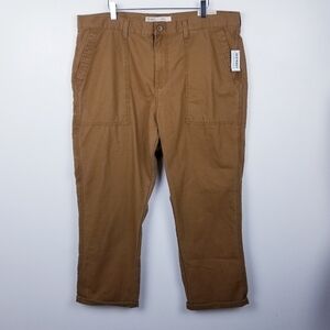 Old Navy #408059 Straight Non-Stretch Canvas Workwear Pants NWT size 40x30